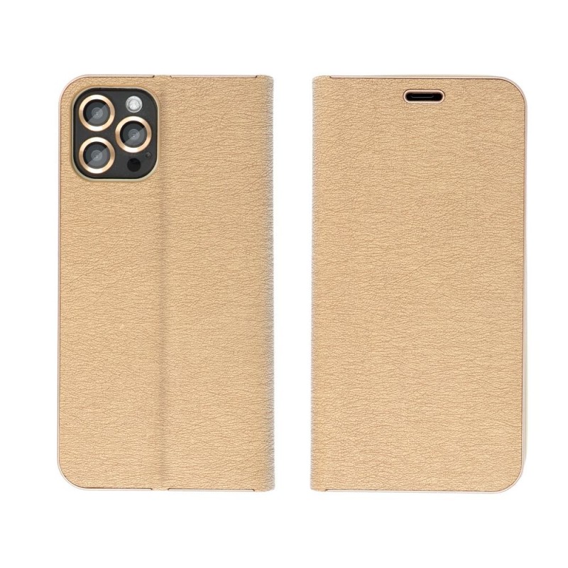 LUNA Book Gold for XIAOMI Redmi 12 4G / 12 5G gold | mobilo.lv