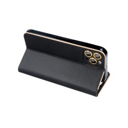 LUNA Book Gold for IPHONE 14 black | mobilo.lv