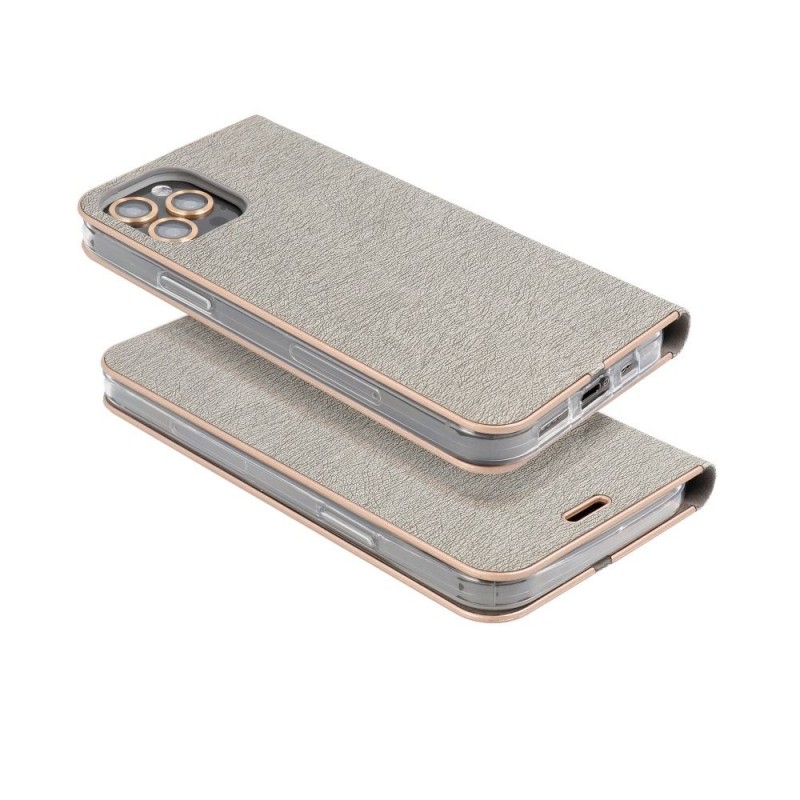 LUNA Book Gold for SAMSUNG A21s silver|mobilo.lv