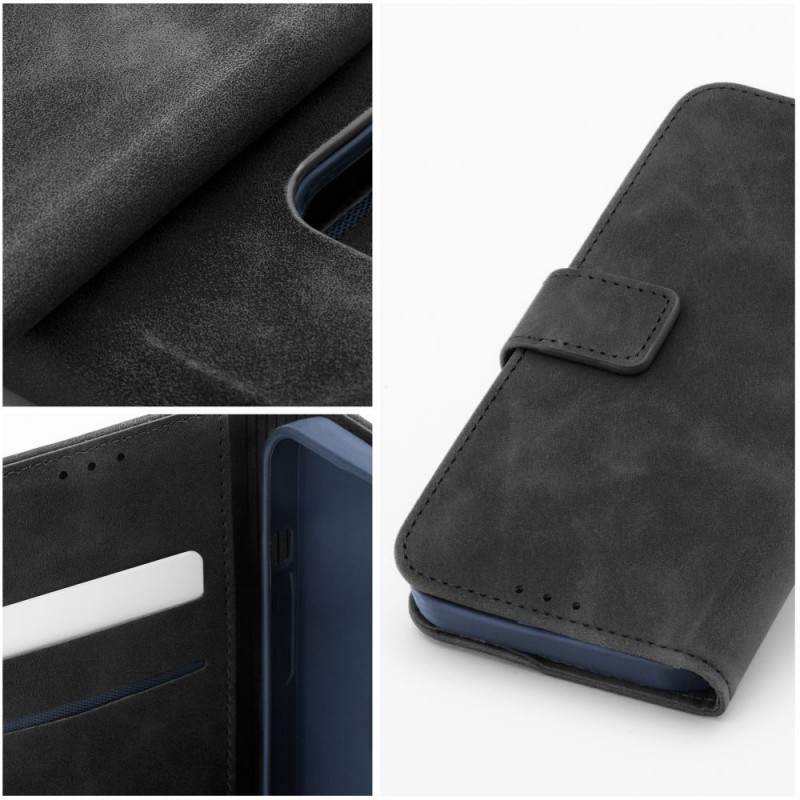 TENDER Book Case for XIAOMI Redmi NOTE 12 5G black | mobilo.lv