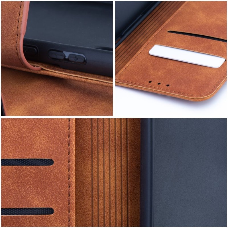 TENDER Book Case for XIAOMI Redmi NOTE 12 5G brown | mobilo.lv