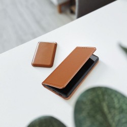 Leather case SMART PRO for XIAOMI Redmi 13C / POCO C65 brown