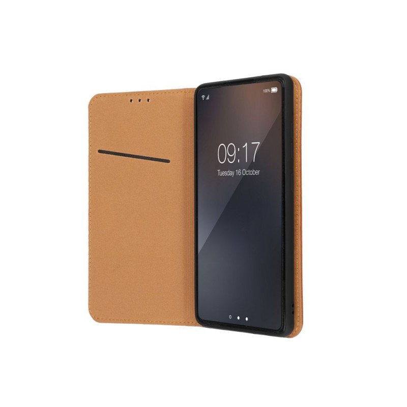 Leather case SMART PRO for XIAOMI Redmi 13C / POCO C65 brown