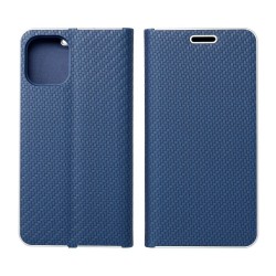 LUNA Book Carbon for SAMSUNG A15 4G / A15 5G blue | mobilo.lv