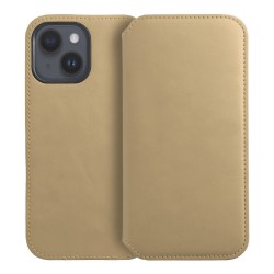 Dual Pocket book for IPHONE 15 gold|mobilo.lv