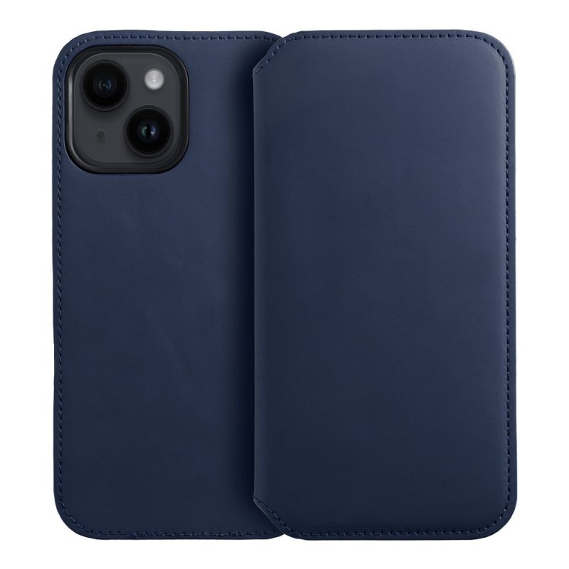 Dual Pocket book for IPHONE 15 navy|mobilo.lv