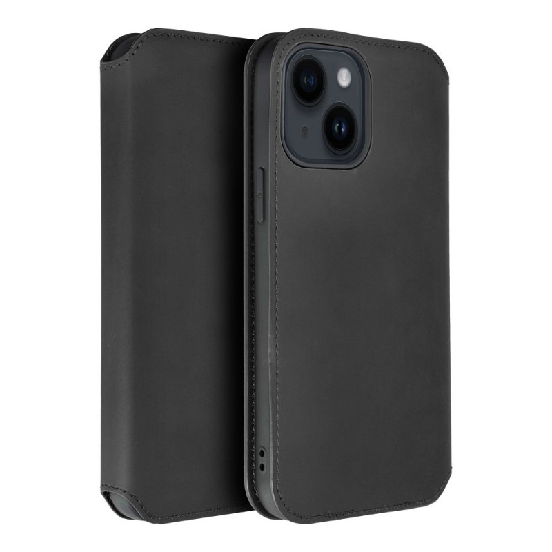 Dual Pocket book for IPHONE 15 PLUS black|mobilo.lv