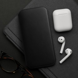 Dual Pocket book for IPHONE 15 PLUS black|mobilo.lv