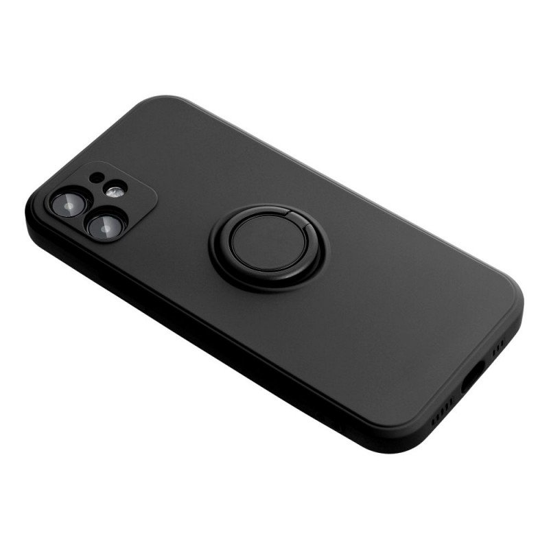 SILICONE RING Case for IPHONE 15 PRO MAX black