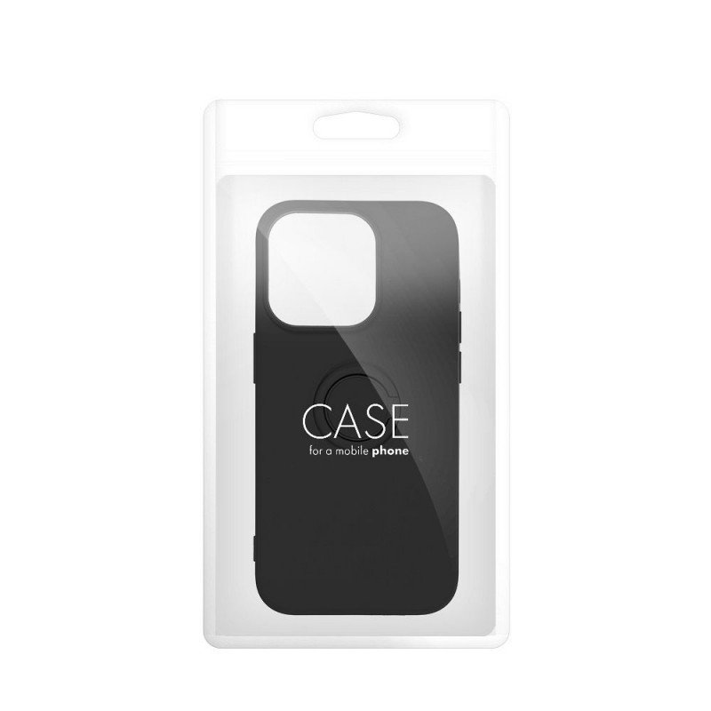 SILICONE RING Case for IPHONE 15 PRO MAX black