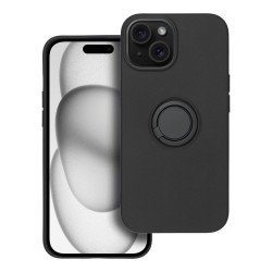 SILICONE RING Case for IPHONE 15 black