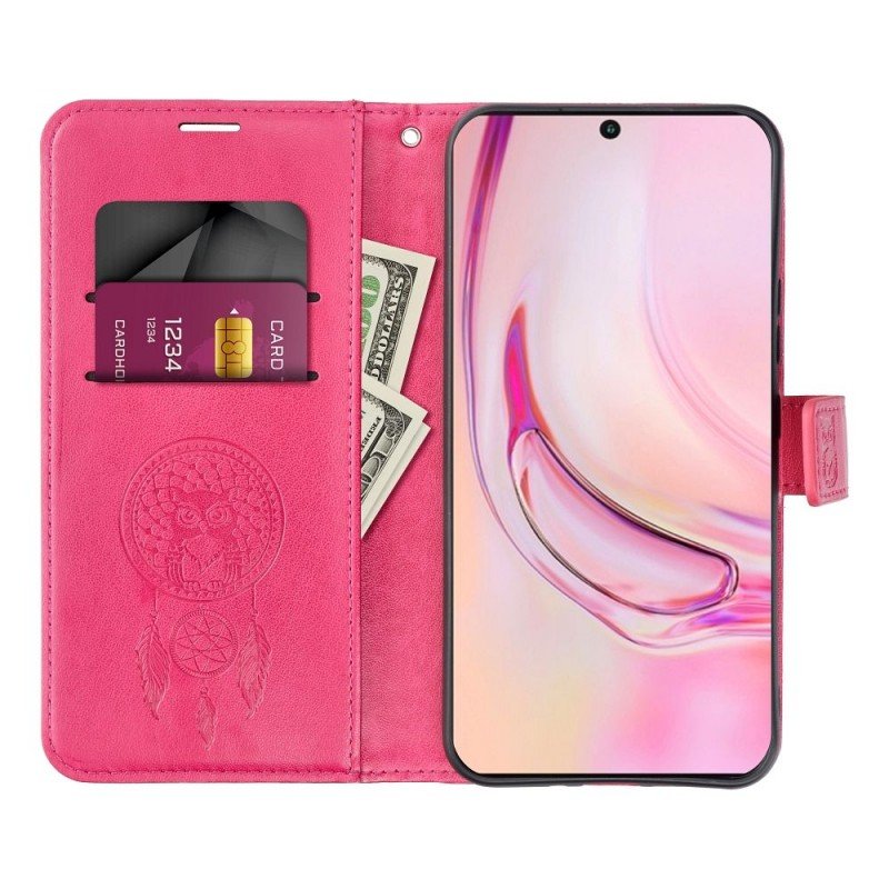 MEZZO Book case for SAMSUNG A35 5G dreamcatcher magenta | mobilo.lv