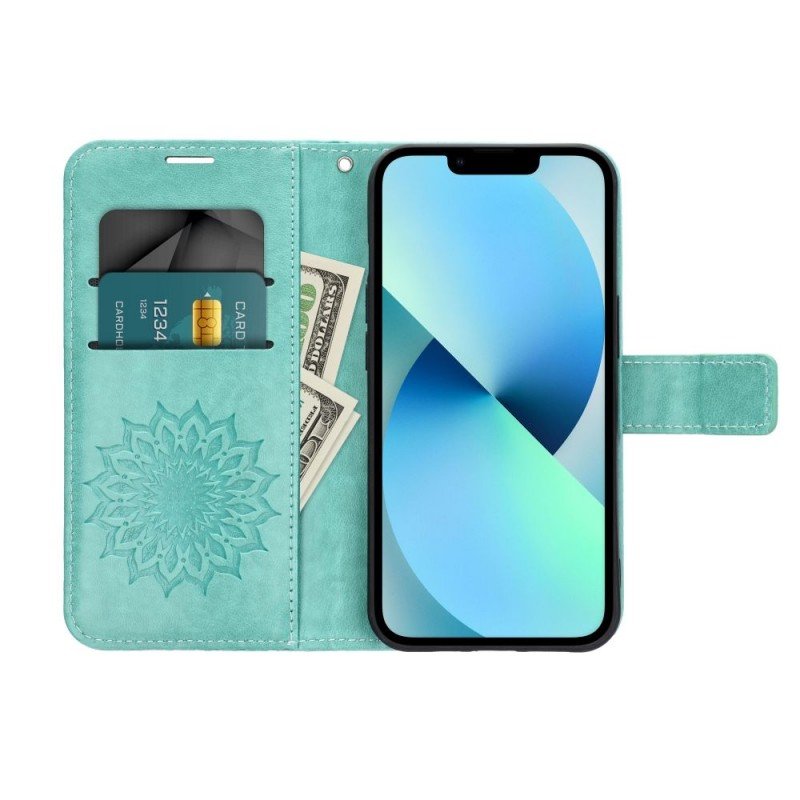 MEZZO Book case for XIAOMI Redmi NOTE 13 4G mandala green | mobilo.lv