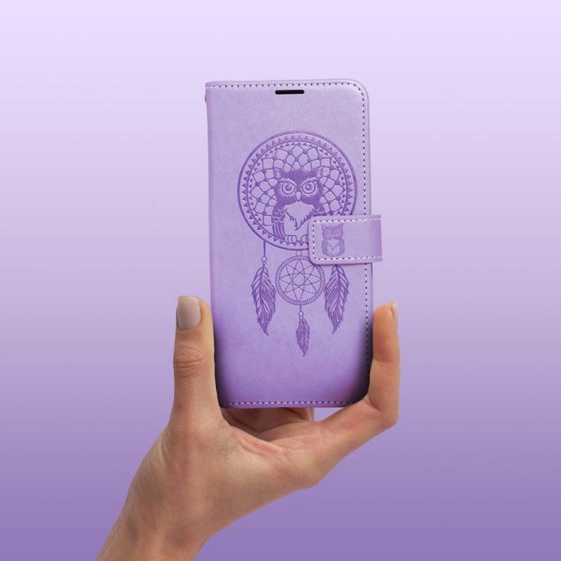 MEZZO Book case for XIAOMI Redmi NOTE 13 4G dreamcatcher purple|mobilo.lv