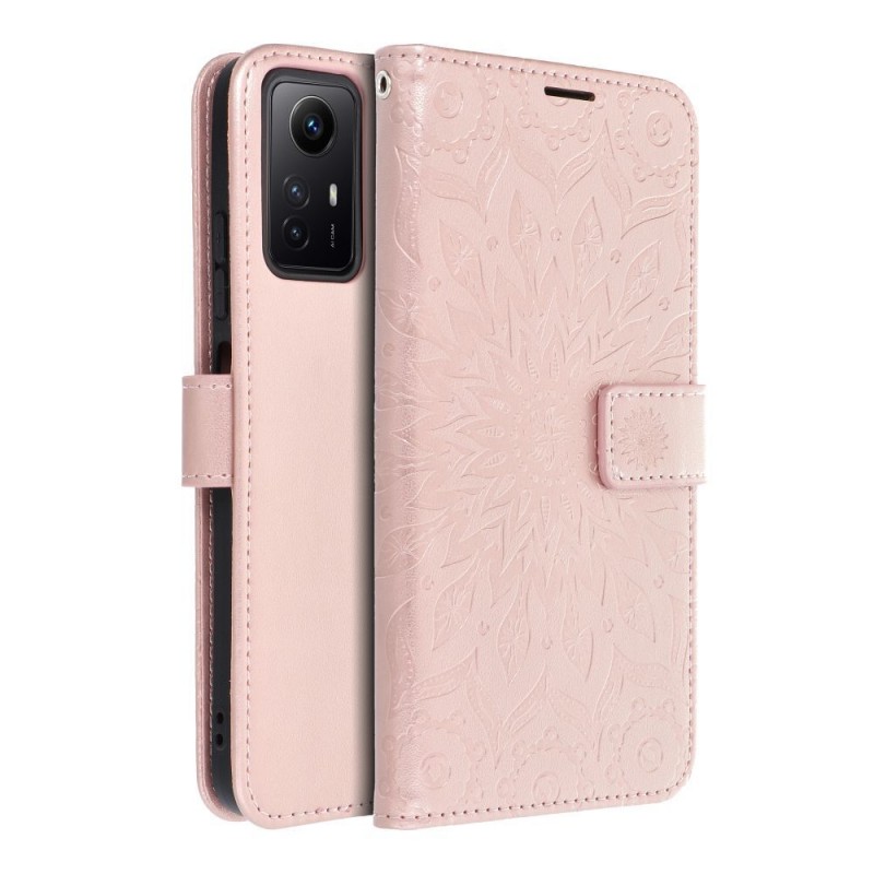 MEZZO Book case for XIAOMI Redmi NOTE 12S mandala rose gold|mobilo.lv