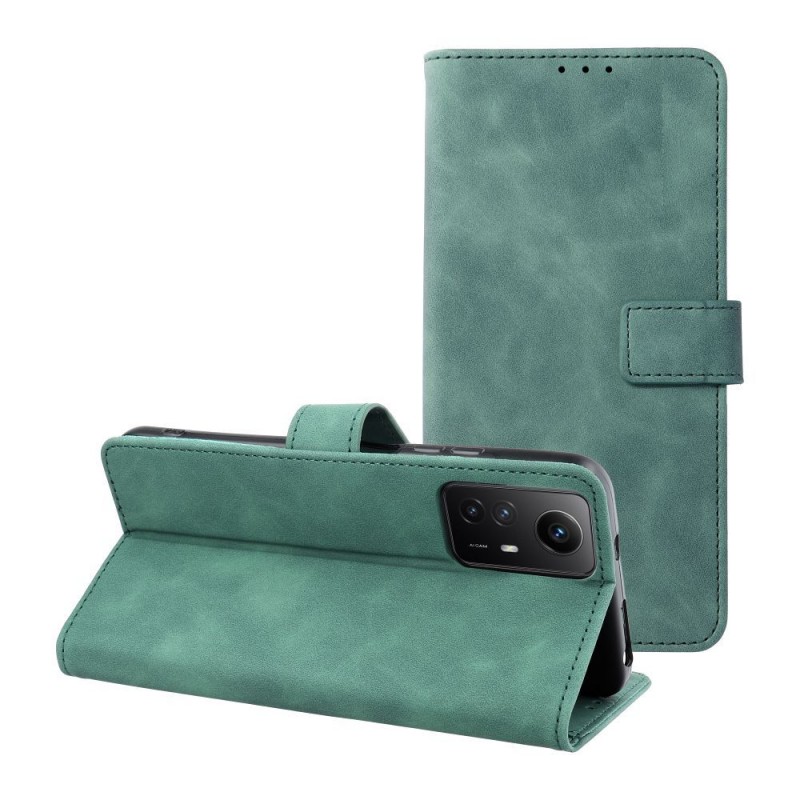 TENDER Book Case for XIAOMI Redmi NOTE 12S green|mobilo.lv