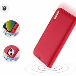 DUX DUCIS wallet case HIVO for IPHONE 15 red