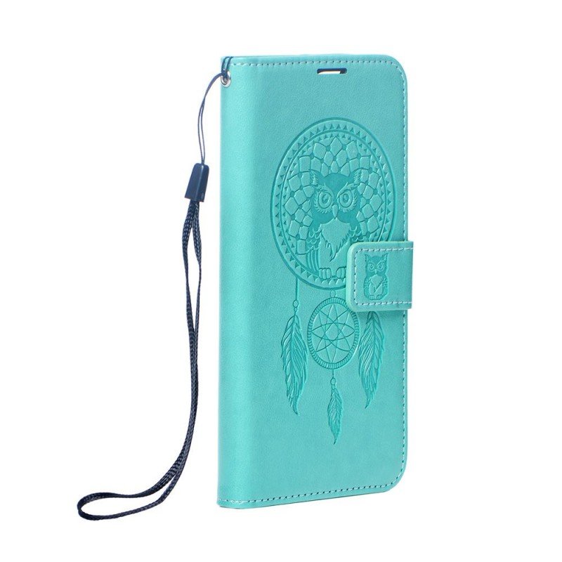 MEZZO Book case for IPHONE 15 Plus dreamcatcher green