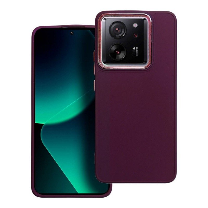 FRAME Case for XIAOMI 13T PRO purple|mobilo.lv