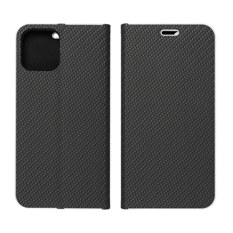 LUNA Book Carbon for SAMSUNG A55 5G black|mobilo.lv