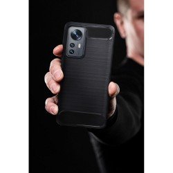 CARBON Case for XIAOMI Redmi NOTE 12 PRO 5G black