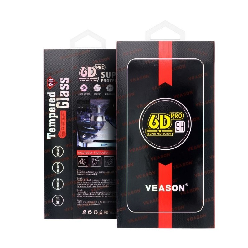 6D Pro Veason Glass - for Samsung Galaxy A13 4G / A13 5G black|mobilo.lv