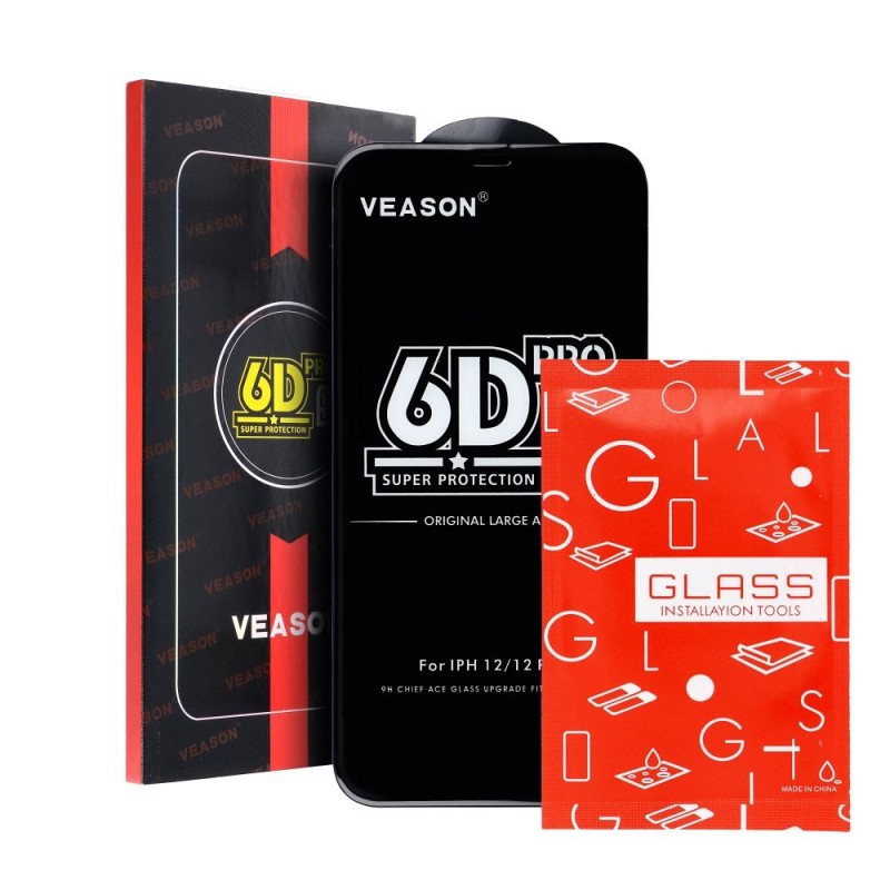 6D Pro Veason Glass - for Samsung Galaxy A13 4G / A13 5G black | mobilo.lv