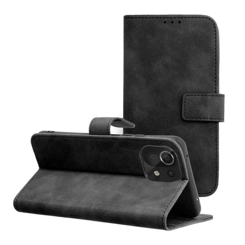 TENDER Book Case for XIAOMI POCO M4 PRO 5G / Redmi Note 11T 5G / Redmi Note 11S 5G black | mobilo.lv