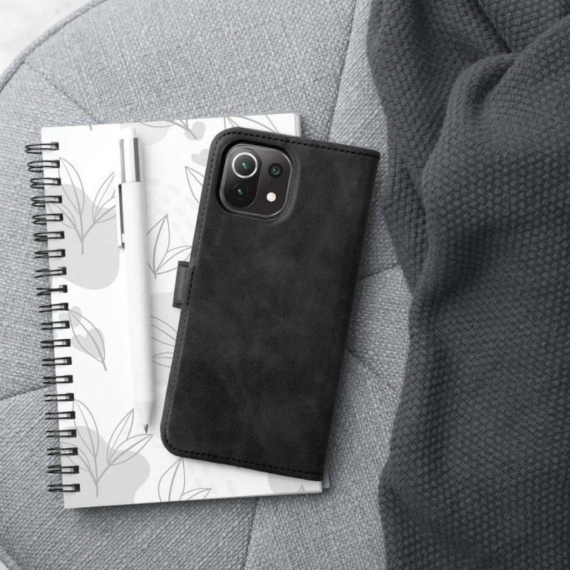 TENDER Book Case for XIAOMI POCO M4 PRO 5G / Redmi Note 11T 5G / Redmi Note 11S 5G black | mobilo.lv