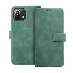 TENDER Book Case for XIAOMI Mi 11 Lite 5G / Mi 11 Lite LTE ( 4G ) / Mi 11 Lite NE green|mobilo.lv