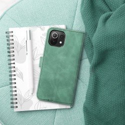 TENDER Book Case for XIAOMI Mi 11 Lite 5G / Mi 11 Lite LTE ( 4G ) / Mi 11 Lite NE green | mobilo.lv