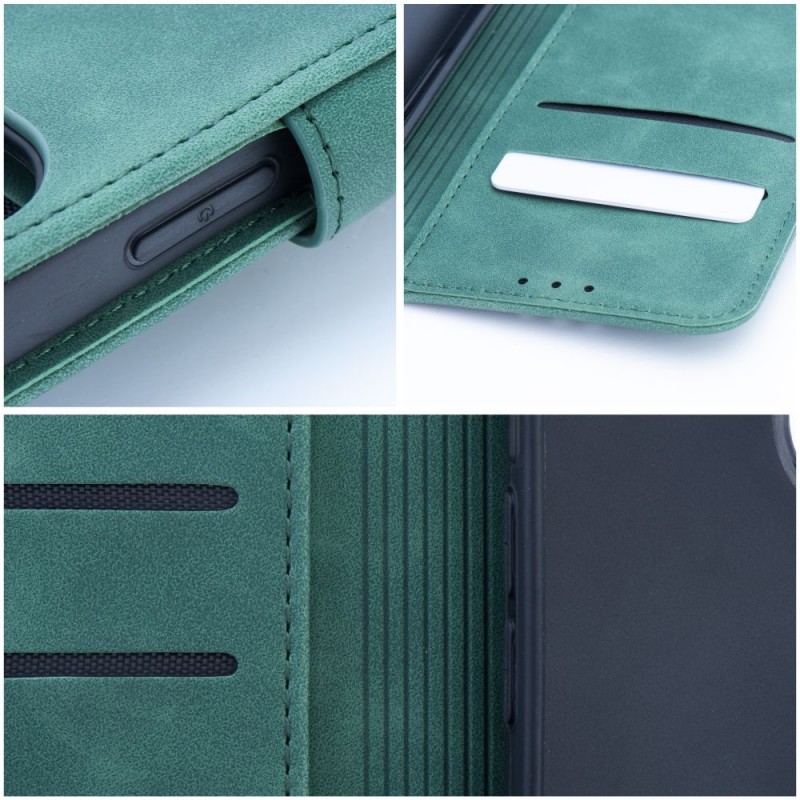 TENDER Book Case for XIAOMI Mi 11 Lite 5G / Mi 11 Lite LTE ( 4G ) / Mi 11 Lite NE green|mobilo.lv