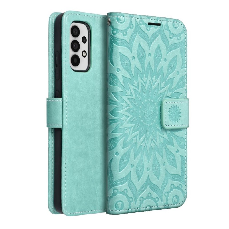 MEZZO Book case for SAMSUNG A32 5G mandala green|mobilo.lv