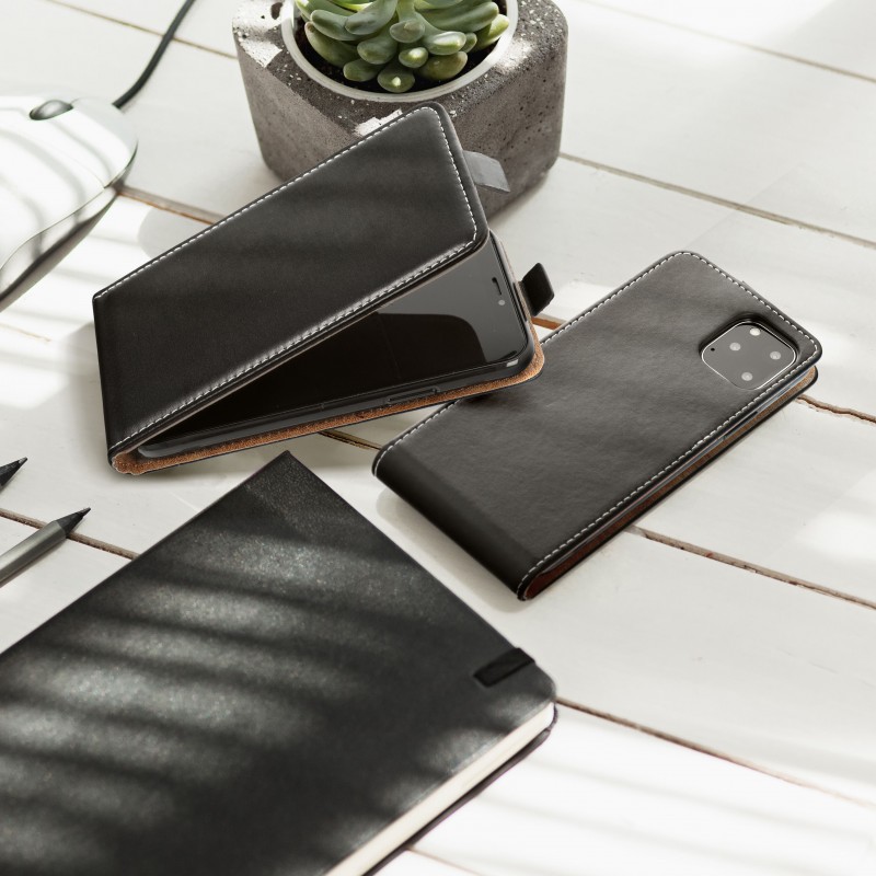 Flip Case SLIM FLEXI FRESH for SAMSUNG S10e black | mobilo.lv