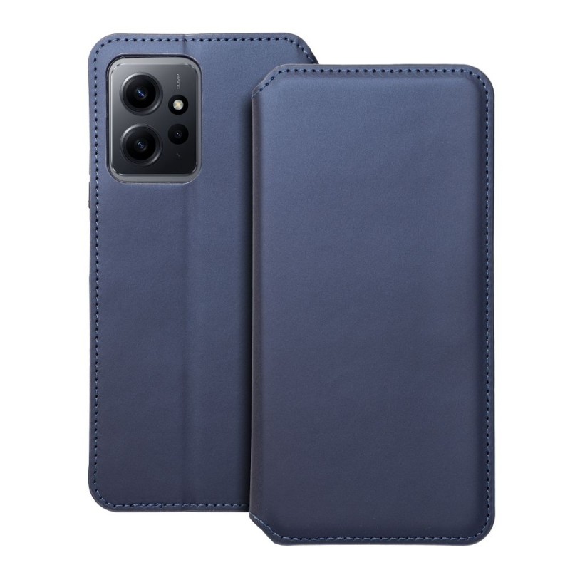 Dual Pocket book for XIAOMI Redmi NOTE 12 5G navy|mobilo.lv