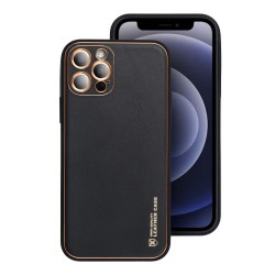 LEATHER Case for SAMSUNG Galaxy A55 5G black|mobilo.lv