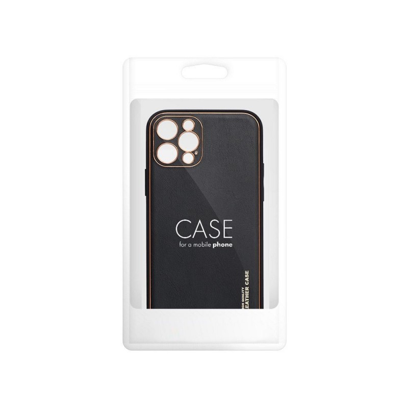 LEATHER Case for SAMSUNG Galaxy A55 5G black|mobilo.lv