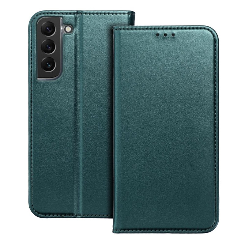 Smart Magneto book case for SAMSUNG A15 5G dark green|mobilo.lv