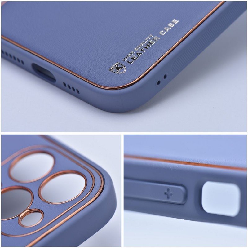 LEATHER Case for XIAOMI Redmi 13C blue