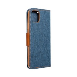 CANVAS Book case for SAMSUNG S23 Plus navy blue|mobilo.lv