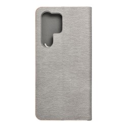 LUNA Book Gold for SAMSUNG S23 Ultra silver|mobilo.lv