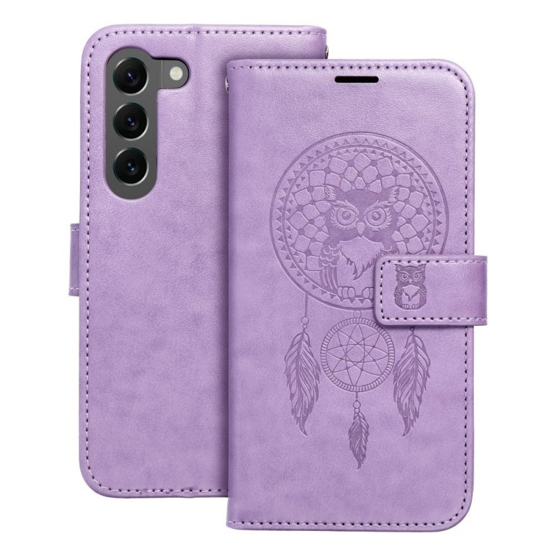 MEZZO Book case for SAMSUNG S23 dreamcatcher purple|mobilo.lv