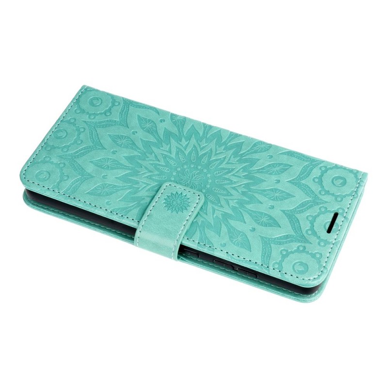 MEZZO Book case for SAMSUNG S23 Plus mandala green|mobilo.lv