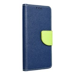 Fancy Book case for REALME 10 navy / lime | mobilo.lv