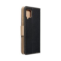 Fancy Book case for SAMSUNG S23 ULTRA black / gold