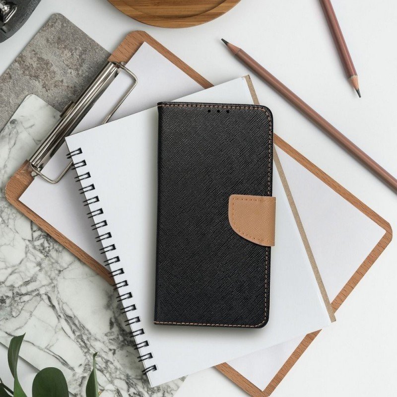 Fancy Book case for XIAOMI Redmi 9A black/gold