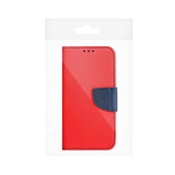 Fancy Book case for HUAWEI P8 Lite red/navy|mobilo.lv