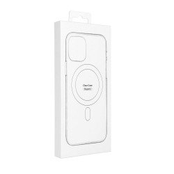 Clear Mag Cover case with camera protection compatible with