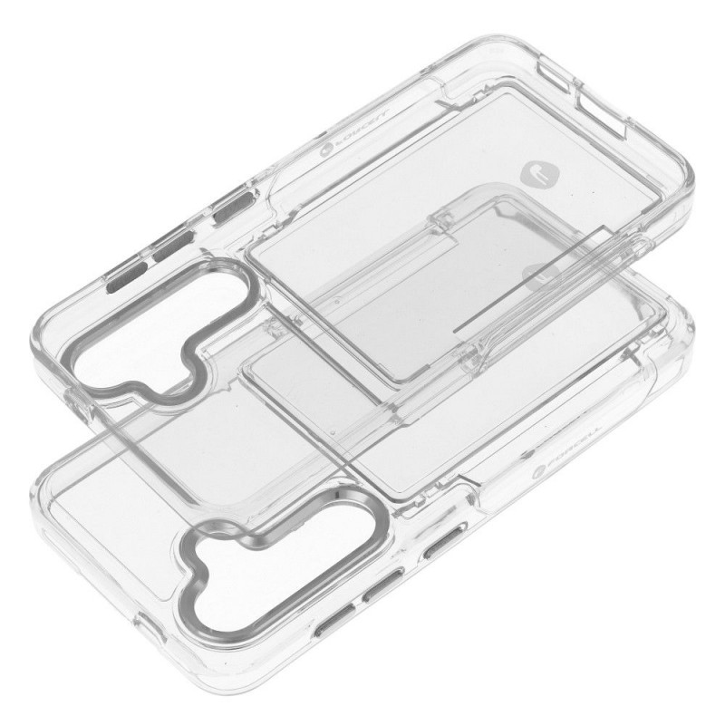 FORCELL F-PROTECT Crystal Pocket Case for SAMSUNG S24 transparent|mobilo.lv