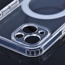 Clear Mag Cover case with camera protection compatible with